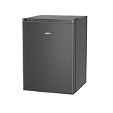 SAMKYO 冷蔵庫 小型 65L 幅44.4cm スリム 一人暮らし 右開き 1ドア 直冷式 静音 耐熱天板 GU65S グレー