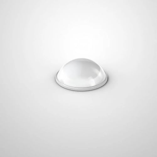 Image of 400 Clear Self Adhesive Hemispherical Bumper Feet 7.9mm x 2.5mm – Polyurethane Non Slip Furniture Pads, Stick On Feet for Glass, Laptops, Appliances & Furniture