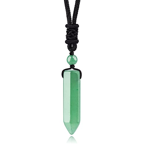 TIKCAUZ Green Aventurine Hexagonal...