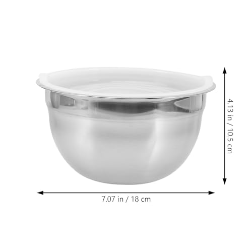 Bols à mélanger en acier inoxydable avec couvercle pour cuisine