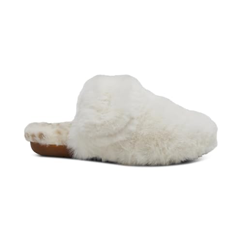Aetrex Misty Orthopedic Fluffy Slippers - Womens Slippers Adjustable Crossed Straps Arch Support Memory Foam Fluffy Slippers for Women2