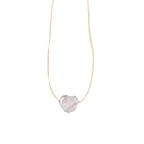 Colgante de corazón grueso con cordón de cuero de cristal curativo, gargantilla ajustable Y2K, joyería de, regalos para mujeres