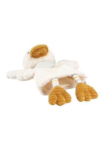 Kinder Handpuppe Ente Edda Lou, weiches Spielzeug für Kasperle Theater, erstes Rollenspiel und zum Geschichten erzählen