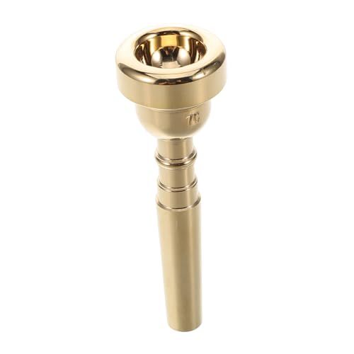 CIYODO Professional Trumpet Mouthpiece Replacement Solid Material Comfortable Horn Mouthpiece for School Bands Concerts Universal for Beginners