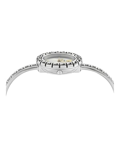 Versace La Greca Collection Luxury Womens Watch Timepieces with a Silver Bracelet and Dial Featuring a Stainless Steel Case3