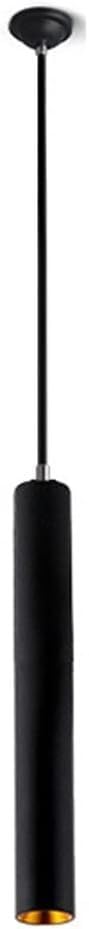 Lámpara cilíndrica LED - Lámparas colgantes - Luces de tubo largo, luz empotrada de techo, lámpara cilíndrica, linterna cilíndrica, lámpara colgante de tubo largo, lámpar,6*40cm-Warm Light