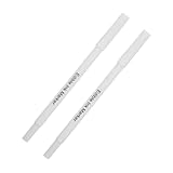 NOLITOY 2 piezas Rotuladores Plásticos Comestibles para Repostería Unidades Blancas Marcador Creativo para Decorar Pasteles y Galletas con Pigmentos Seguros y Fácil Uso