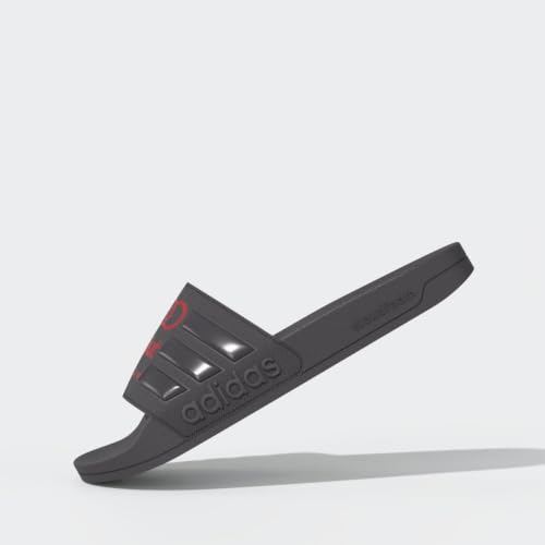 Image of adidas Mens Adilette Shower Arsenal Slides Casual Sandals Casual - Red