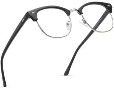 PROGUE EYEWEARCLUB MASTER Zero Power Navigator Spectacles with Anti-glare for Eye Protection from UV by Computer Tablet Laptop Mobile phone for men and women
