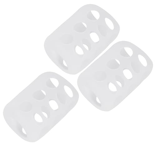 Hohopeti Funda Protectora de Silicona para Biberón de 120 Ml, Resistente al Calor, Antideslizante y Aislante Térmico, 3 Piezas para Botellas de Leche de Boca Ancha, Uso Doméstico y