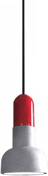 Lámpara colgante E27 creativa para iluminar con estilo rústico zonas de comedor