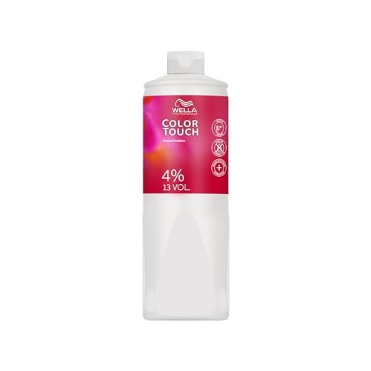 Wella Professionals Color Touch Emulsion 4% Entwickler – Demi-permanenter Aktivator für sanfte Tönungen & Glossing – Vegan – Für intensive Farbreflexe & Glanz– Hält bis zu 28 Haarwäschen – 1 L