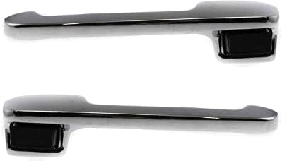 Garage-Pro Front Exterior Door Handle Compatible with 1980-1996 Ford F-150 / F-250 / F-350 / Bronco, Set of 2, Driver and Passenger Side