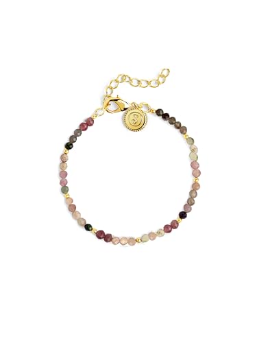 Bracelet Altea Dots Tourmaline Syra en plaqué or, le bijou idéal pour illuminer vos tenues