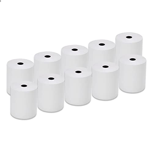 BESTEASY 2-1/4" x 85' POS Cash Register Roll Thermal Receipt Paper White Cash Register POS Receipt Paper (10 Rolls)â€¦