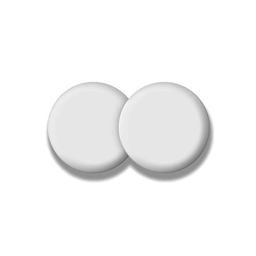 Better Crafts Wall Door Stop 3M Door Knob Bumper & Wall Protector. Sound Dampening Self-Adhesive Door Stop (White, 4)