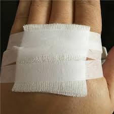 Image of Non-Sterile Gauze Swabs - 5x5cm, 8-Ply, Absorbent Cotton Wound Dressing Pads, 100 Count. First Aid, Home Healthcare, Medical Use