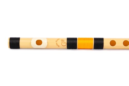 Image of Radhe Flutes PVC Fiber G Sharp Bansuri - Higher Octave, Right-Handed Professional Flute for Beginners, Students, Hobbyists & Stage Performers, Durable & Crack-Resistant