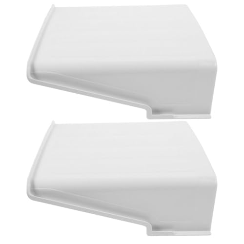 Cubierta protectora para cámara de exteriores en pack de 2 unidades blancas de plástico resistente