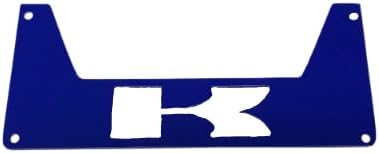 Compatible with Kawasaki KRX 1000 Cubby Dash Plate - Blue