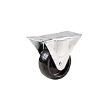 Shepherd Hardware 9396 2-Inch Polypropylene Wheel Rigid Plate Caster, 125-lb Load Capacity