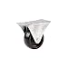 Shepherd Hardware 9396 2-Inch Polypropylene Wheel Rigid Plate Caster, 125-lb Load Capacity