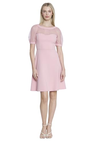 Image of Maggy London Women's Illusion Dress Occasion Event Party Holiday Cocktail Guest of Wedding.