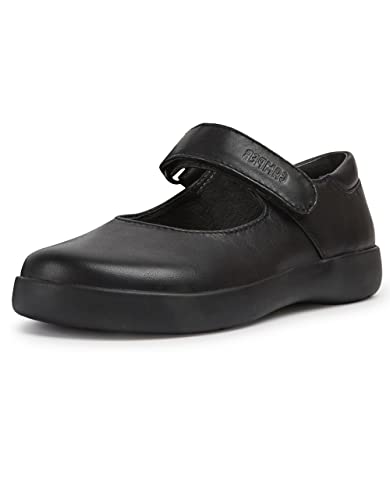 Camper Kids Spiral Comet Mary Jane (Toddler/Little Kid/Big Kid), Black, 27 EU (10 M US Toddler)