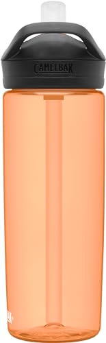 Image of CamelBak Eddy+ Water Bottle with Bite Valve Straw, Leak‑Resistant Easy‑Sip Design for Everyday Hydration, 20oz, Desert Sunrise