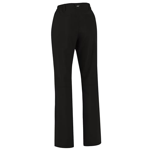 Regatta Damen Fenton Wasserabweisend und Windabweisend Softshell Regular Leg Hose M Schwarz