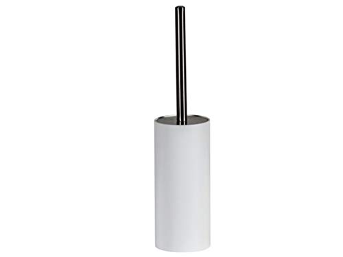 Image of Alto White Resin Bathroom Toilet Brush Holder