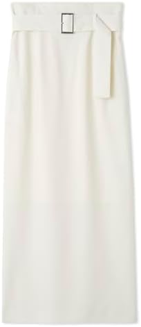 Amazon.co.jp: ベルト付タイトスカート FWFS254038OWHT0 : ファッション