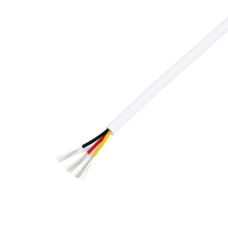 Cables electrónicos Blancos UL2464 de 2~10m 30 28 26 24 22 20 18 16 14AWG Canal de Control de señal 2 3 4 5 6 7 8 9 Cables de Audio de 10 núcleos(3 Cores,10 Meters,20AWG)