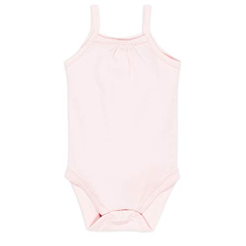 Honestbaby B503E Baby Girls 5-Pack Organic Cotton Cami Bodysuits And Toddler T Shirt Set thumb #4