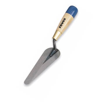 Truelle langue de chat de maçon acier cazzuola REVEX "026442" de 180 m/m
