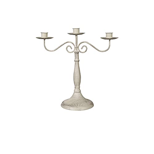 ZXBAODAN Metal Candle Holder,1/3/5-Armed Candle Stand, Vintage Classic Candlesticks Holder,Candlelight Dinner Props,Romantic Wedding Home Decoration Metal Candle Holder-b