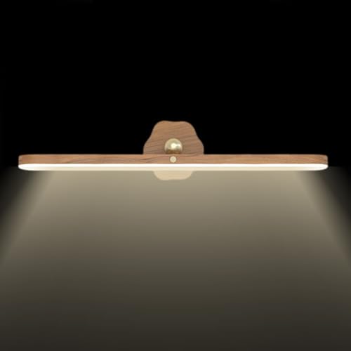 Ruwshuuk Luz magnética bajo armario | Luz LED 360° ajustable para muebles de cocina | Iluminación doméstica inalámbrica y accesorios de belleza para rincón lectura, vestidor y organización de talleres