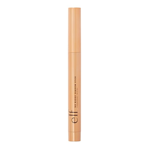 e.l.f. No Budge Shadow Stick, Long-Lasting Cream Eyeshadow Stick For High-Pigment, Metallic Color, Vegan & Cruelty-Free, Champagne Crystal