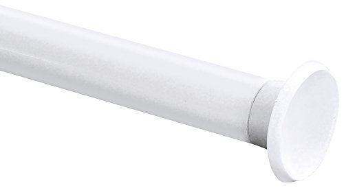 GELCO jb2152002 Telescopic Shower Rod Aluminium/White 79 x 4.7 x 4 cm
