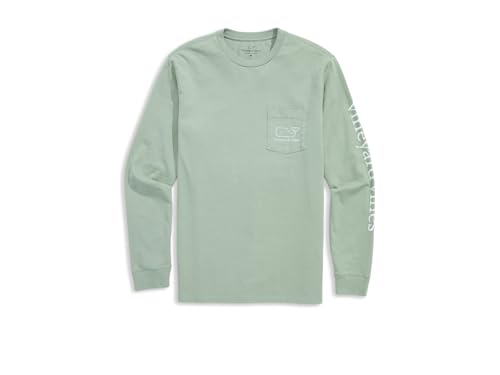 Image of vineyard vines Men's Long Sleeve Vintage Whale Pocket T-Shirt