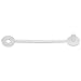 HUBERT Button Clip Sign Holder Clear Plastic - 2