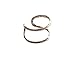 Handmade Single Hammered Double Band adjustable Ear Cuff, 925 Sterling Silver Clip On Non Piercing Huggie Earrings for Women, Small Dainty Ear Wrap Faux Ear Cartilage Clips Jewelry, By MiYa Jewelry