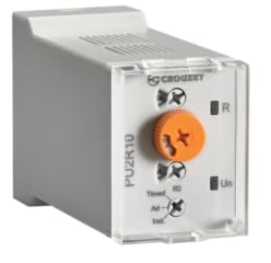 Crouzet Control, PU2R10MV1, Time Delay Relay 12 to 240VDC 12 to 240VAC 10A DPDT(35x53) mm Socket (1 Item/s)