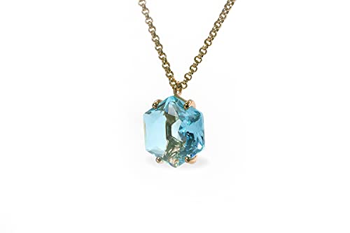 Collier de topaze pour femme cadeau d'anniversaire mariage et fille
