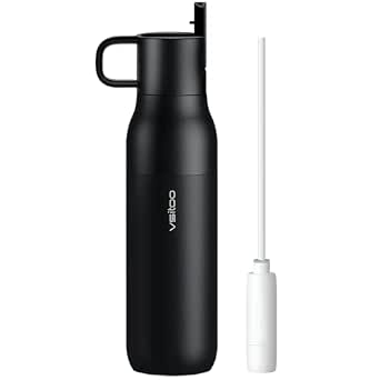 VSITOO S2 25oz Insulated Stainless Steel Filtered Water Bottle with Straw