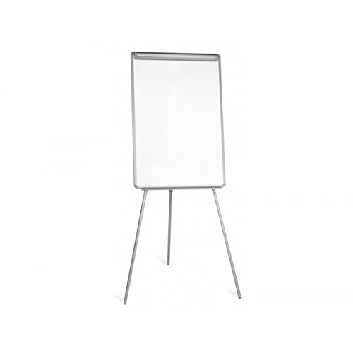 Q-Connect Pizarra Blanca Con Trípode 70X100 Cm Para Convenciones Superficie Laminada Escritura Directa