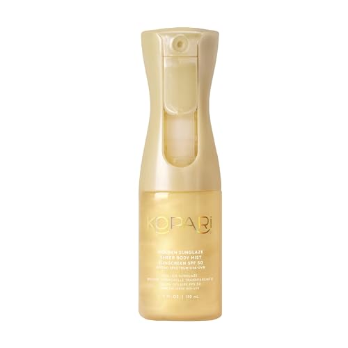 Kopari Sun Shield On-The-Glow Sheer Sunscreen Stick SPF 40 & Golden Sunglaze Sheer Body Mist Sunscreen SPF 50