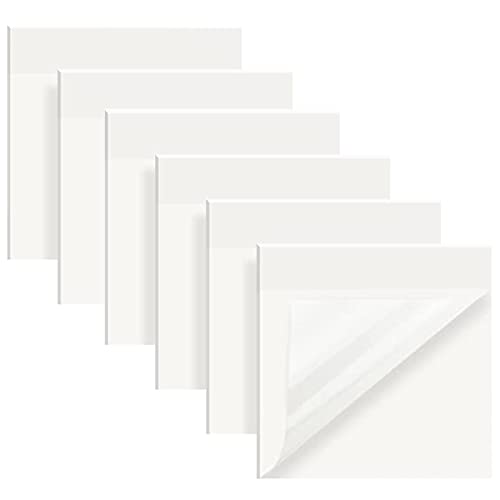 Transparente Feuillets Autocollantes Transparentes Lot de 6 Blocs de Notes 300PCS Auto-adhésives Imperméables Sticky Notes pour l'école Bureau Maison Cover