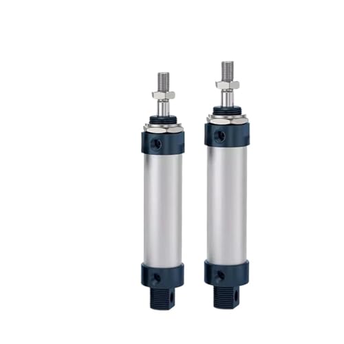 Cylindre pneumatique double alésage stable sans vibrations course 200mm - 2