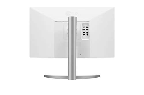 27UP550-W - Monitor 4K UHD 27", pannello IPS: 3840x2160, 300cd/m², 1000:1, HDR10, DCI-P3 >98%, ingressi: HDMI x2, DP x1, USB-Cx1, connettività universale, inclinazione regolabile, colore bianco - Monitor - Immagine 6